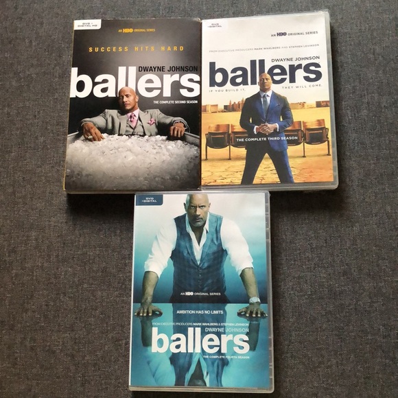 Ballers: HBO Original Series Seasons 2,3 & 4 Dwayne Johnson - Picture 2 of 6